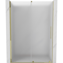 Mexen Velar Schiebetür 150 cm, mattiert, gold - 871-150-000-31-50