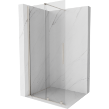 Mexen Velar ścianka prysznicowa rozsuwana Walk-in 100 x 200 cm, transparent 8 mm, nikiel szczotkowany - 871-100-000-03-97