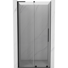 Mexen Velar L posuvné sprchové dvere 90 cm, transparentné, čierne - 871-090-003-01-70