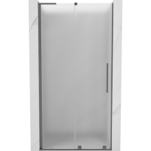Mexen Velar L sprchové dvere posuvné 110 cm, námraza, gun metal - 871-110-003-31-95