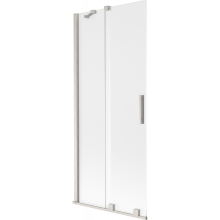 Mexen Velar paravan cadă 2-panouri glisante 80 x 150 cm, ghețar, nichel periat - 896-080-000-31-97