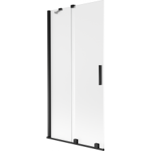 Mexen Velar paravan pentru cadă, glisant cu 2 panouri 90 x 150 cm, mat, negru - 896-090-000-31-70