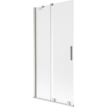 Paravan cadă Mexen Velar cu 2 canaturi glisante 90 x 150 cm, mat, nichel periat - 896-090-000-31-97
