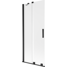 Mexen Velar paravan de duș cu 2 panouri glisante 80 x 150 cm, mat, negru - 896-080-000-31-70