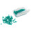 100 pezzi di anelli in silicone verde per codifica del colore dentale 12