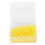 100 pezzi di anelli di codifica a colori in silicone standard giallo 15