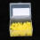 100 pezzi di anelli di codifica a colori in silicone standard giallo 7