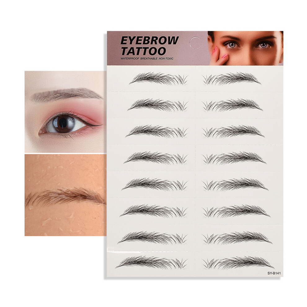 Tattoo Eyebrow Stickers Waterproof Permanent