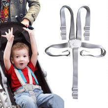 Highchair Seat Belts, Replacement Safety Belts, 5 Point Child Safety Belts, Convertible Straps for Highchair/Stroller/Pushchair