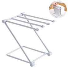 Countertop Kitchen Towel Rack Foldable Fingertip