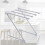 Countertop Kitchen Towel Rack Foldable Fingertip 7