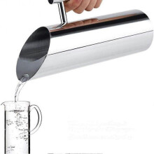 2L Stainless Steel Water Pitcher Jug with Ice Guard for Serving Cold Beverage