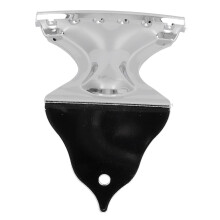 Gitarrensattel aus Metall, silberfarben, für 6 Saiten, Brücken-Zubehör mit Befestigungsschraube