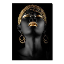 African Black Woman Canvas Printing Wall Art