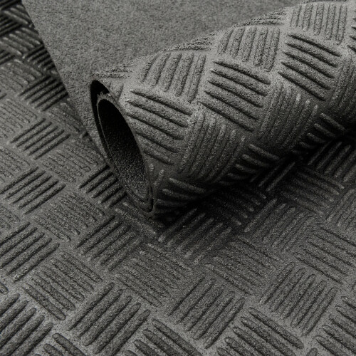 (1.7m, 8m) Non-Slip Recycled Rubber Flooring Rolls|Heavy-Duty Mat 2