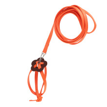 Harnais en nylon pour oiseau Laisse pour perroquet 31 g 120 cm orange