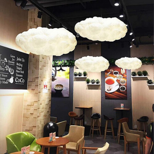 Cloud Lamp Luminous Adjustable Adorable Appearance Daily Use Artificial Cloud Led Ceiling Light Photography Props-yuZZ 2