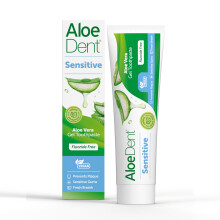 Aloe Dent Sensitive AloeVera Fluoride Free Gel Toothpaste 100 ml X 6