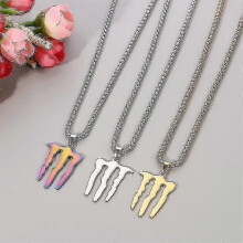 Fashion New Hip Hop Devil Claw Pendant Necklace Trend Men And Women Couples Wild Necklaces Jewelry Gifts