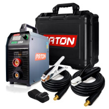 PATON ECO-250-C MMA Welding Machine Welder with Accessories | 250 Amp arc Welder | Portable Welder kit 240V | Stick Welding Set with hardcase