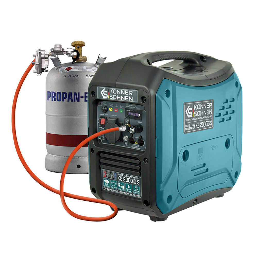 Könner&Söhnen LPG/petrol inverter generator KS 2000iGS Max.power 2kW