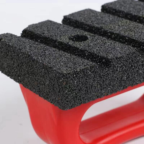 Masonry Rubbing Brick, Fluted Rub Bricks, 20 Grit, Plastic Handle 1
