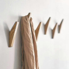 6 Pieces Vintage Wooden Hooks Wooden Hooks 5 Kg Load Capacity, Wall Hooks Bathrobe Hooks Hat Hooks Coat Hooks Multipurpose Hooks Key Hooks