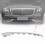 1Pair Front Bumper Bright Strip Lip Trim Chrome Molding For 2