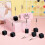 20 pezzi Porta memo con base a cubo e clip a coccodrillo 4