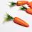 Easter Artificial Carrot Pendant Easter Ornament [Glitter]Carrot 2