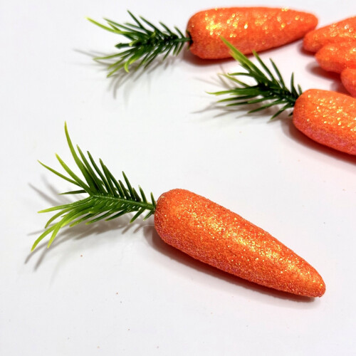 Easter Artificial Carrot Pendant Easter Ornament [Glitter]Carrot 1
