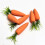 Easter Artificial Carrot Pendant Easter Ornament [Glitter]Carrot 3