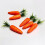 Easter Artificial Carrot Pendant Easter Ornament [Glitter]Carrot 7