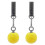 2pcs Pull Up Ball with Heavy Duty Strap Non Slip Hand Exercise(yellow) 1