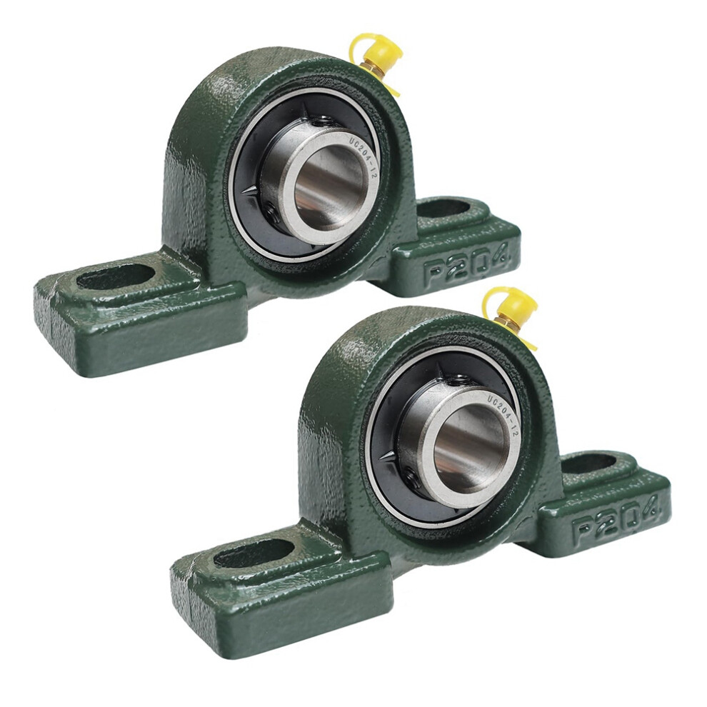 2 Pack UCP204-12 Pillow Block Mounted Ball Bearing - 3/4 inch Bore-image-OPC-PJST2BT-NEW