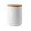 Ceramic Storage Jar Bamboo Lid Storage Bottles Spices Sugar Container 1