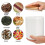 Ceramic Storage Jar Bamboo Lid Storage Bottles Spices Sugar Container 3