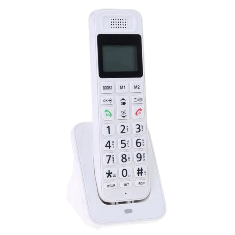 D1018 Telephone Handheld Digital Wireless Telephone Uk Plug White 4853503767255
