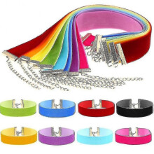 Farfi Fashion Wide Soft Velvet Choker Lady Party Nightclub Necklace Gothic Jewelry