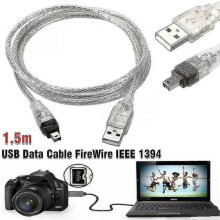 For Mini Dv Minidv Usb Data Cable Firewire Ieee 1394 Hdv Camcorder To Edit PcZZ