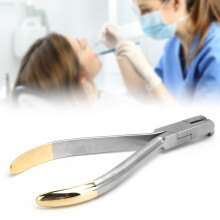 Dental-Orthodontie-Zange Edelstahl Rutschfester Griff Zahnzange Zahnarzt-Werkzeug (Endschneidezange)