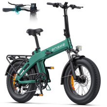 ENGWE EP-2 3.0 BOOST - Bicicletta Elettrica Pieghevole 20" - Batteria 48V13.5Ah - Autonomia 100 km - Freni a olio idraulici, Verde