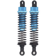 2 Stück 80mm RC Aluminium Stoßdämpfer für TRAXXAS SLASH 2WD RC Auto Upgrade-Teile Blau