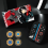 (Style A11) Protective Case Set for Nintendo Switch 2 (2025) and Joy-Con 2 Controllers, Soft Shell 1