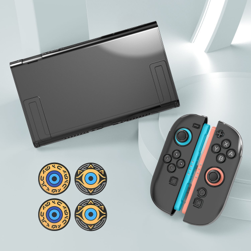 (Style A6) Protective Case Set for Nintendo Switch 2 (2025) and Joy-Con 2 Controllers, Soft Shell