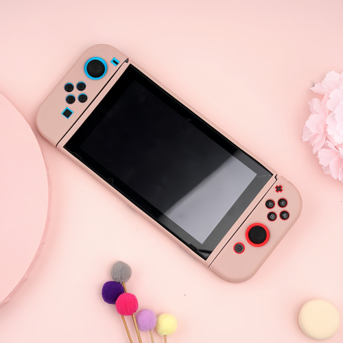 (Style A9) Protective Case Set for Nintendo Switch and Joy-Con Controllers, White 2