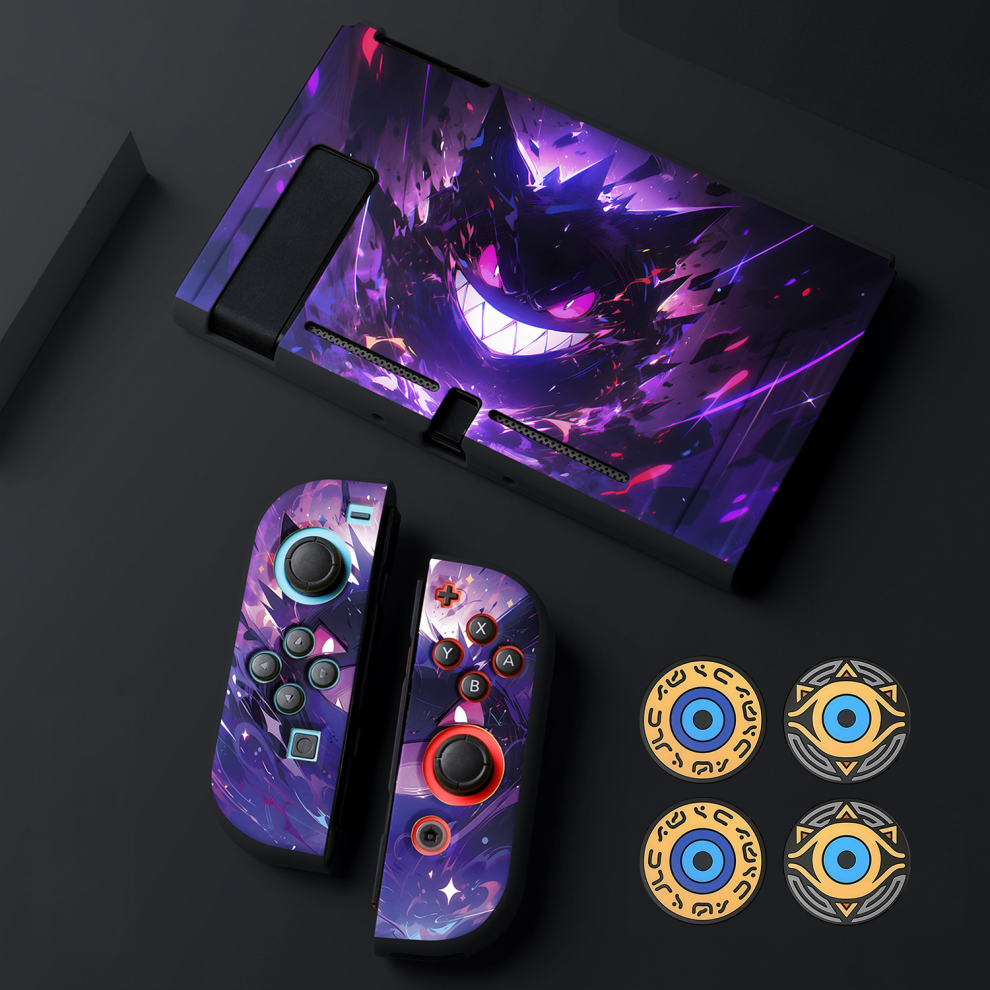 Protective Case Set for Nintendo Switch and Joy-Con Controllers, Pokemon Theme-image-OPC-PJST5PR-NEW