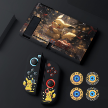 Protective Case Set for Nintendo Switch and Joy-Con Controllers, Pokemon Theme