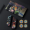 Protective Case Set for Nintendo Switch and Joy-Con Controllers, Minecraft Theme 1
