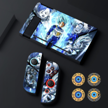 (Style A10) Protective Case Set for Nintendo Switch and Joy-Con Controllers, Dragon Ball Theme